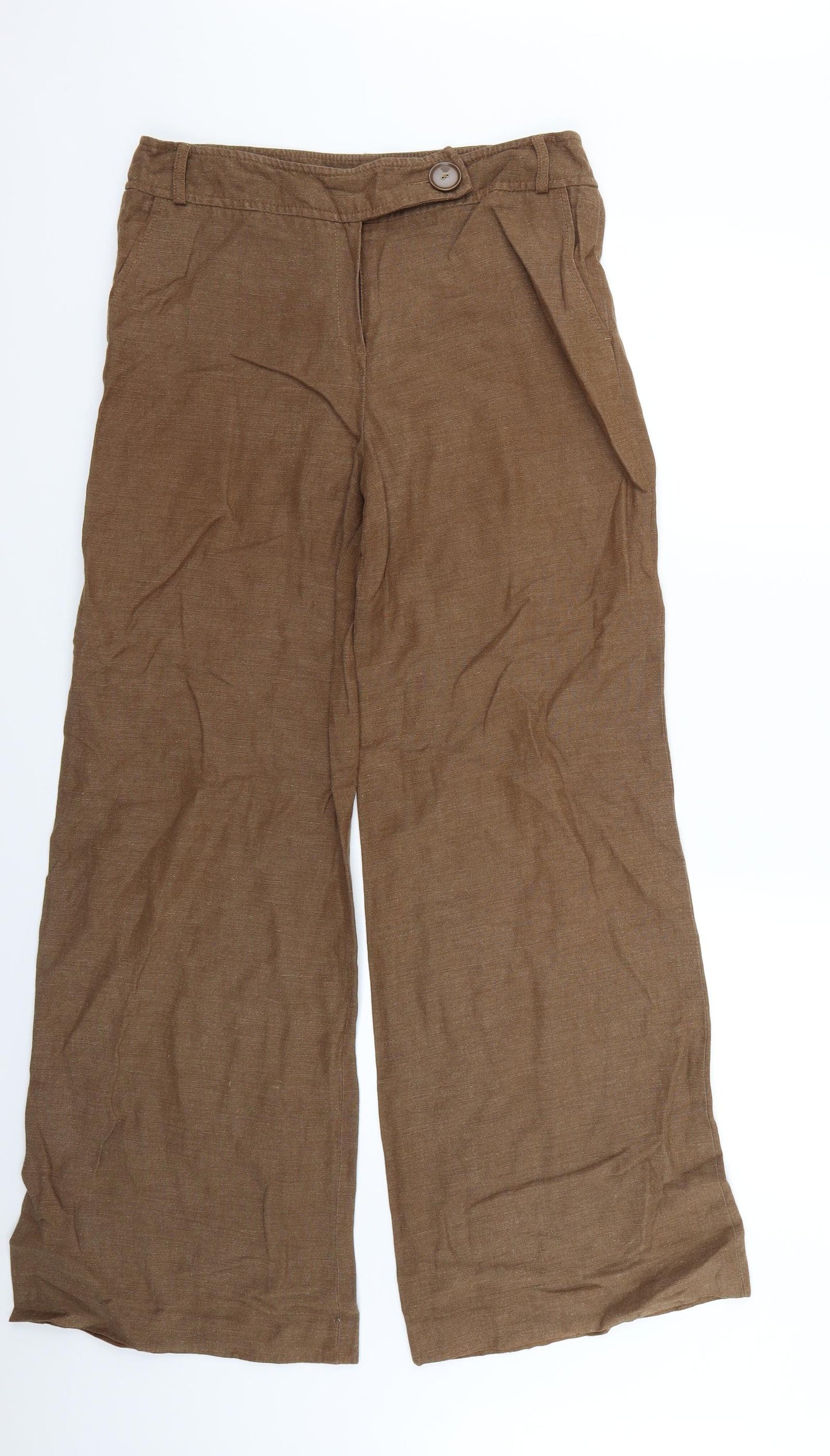 Wallis Womens Brown   Trousers  Size 12 L27 in