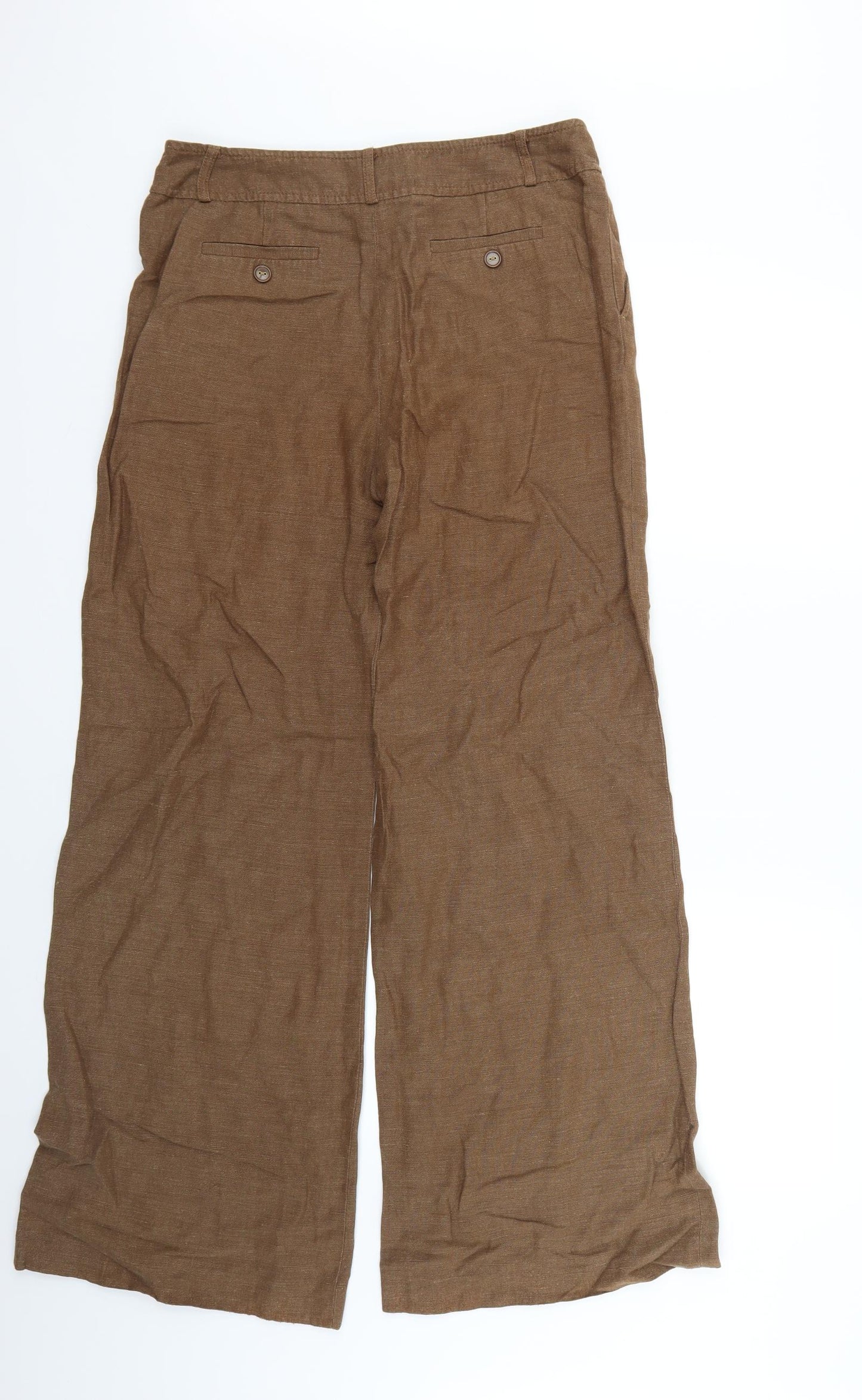 Wallis Womens Brown   Trousers  Size 12 L27 in