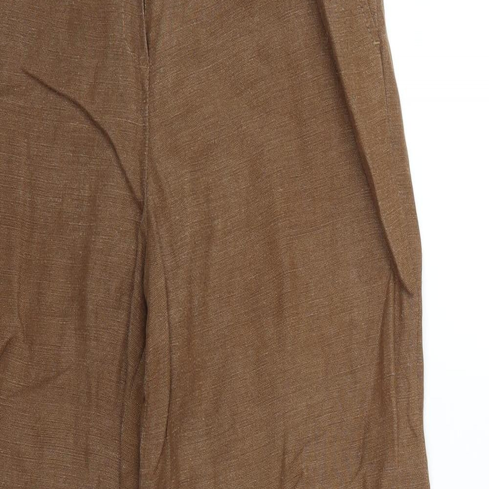 Wallis Womens Brown   Trousers  Size 12 L27 in