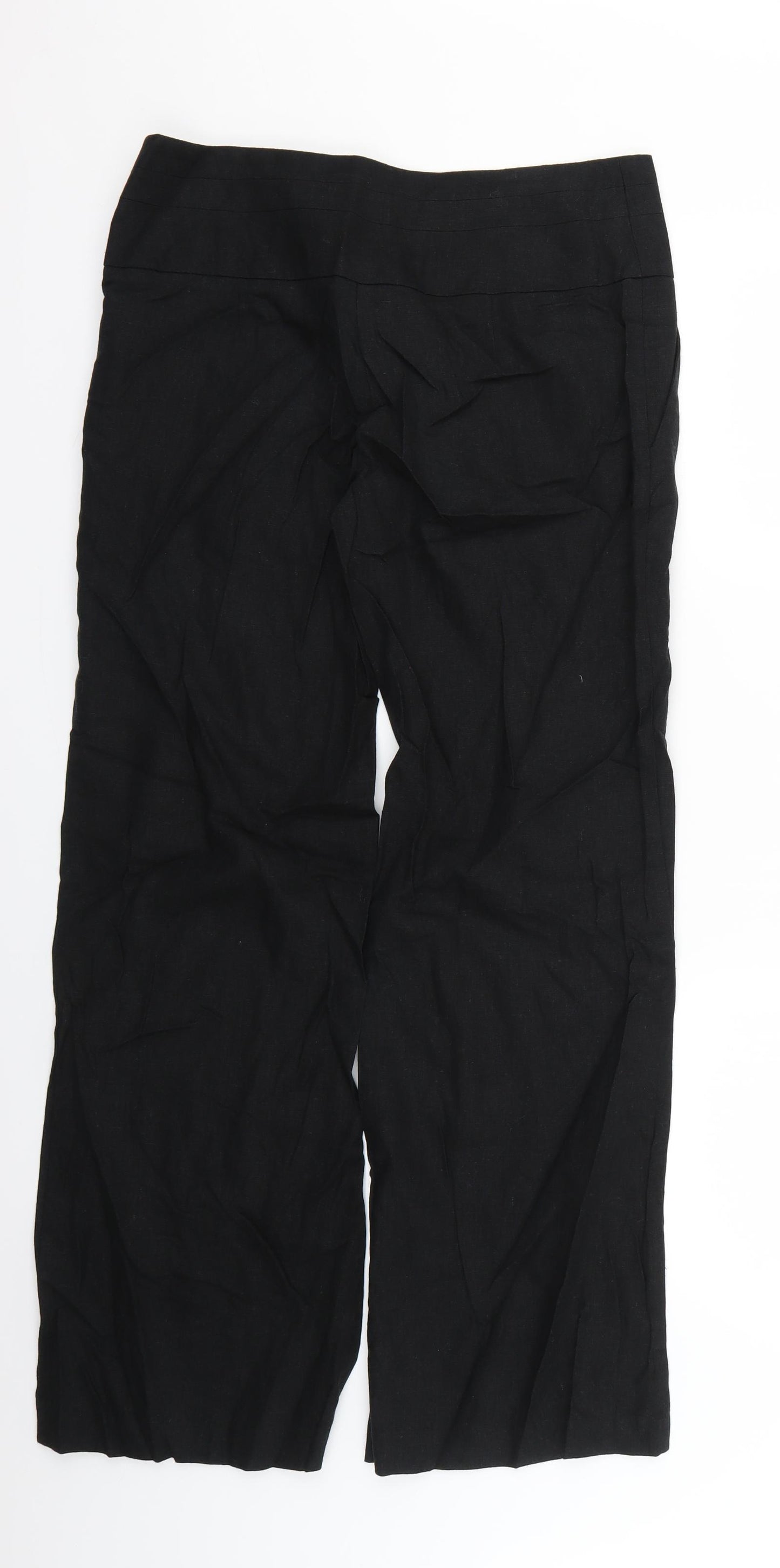 New Look Womens Black   Trousers  Size 12 L29 in