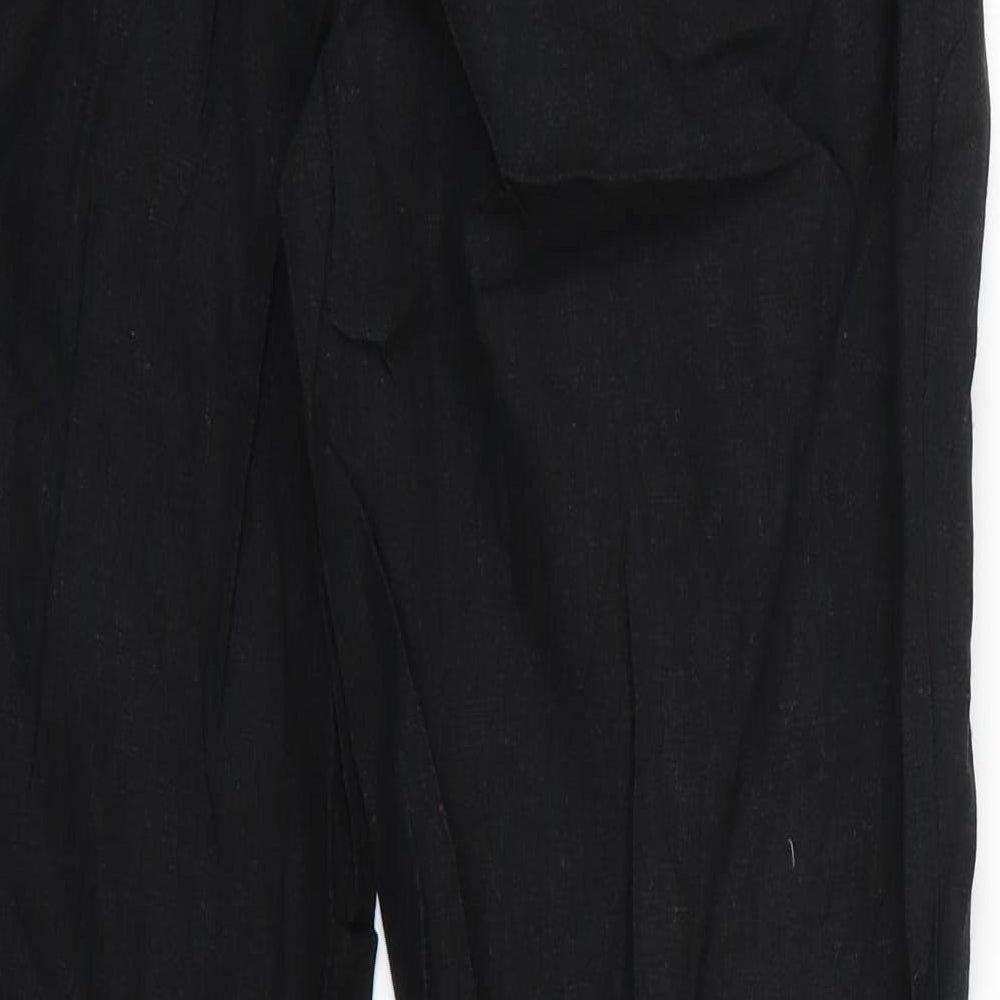 New Look Womens Black   Trousers  Size 12 L29 in
