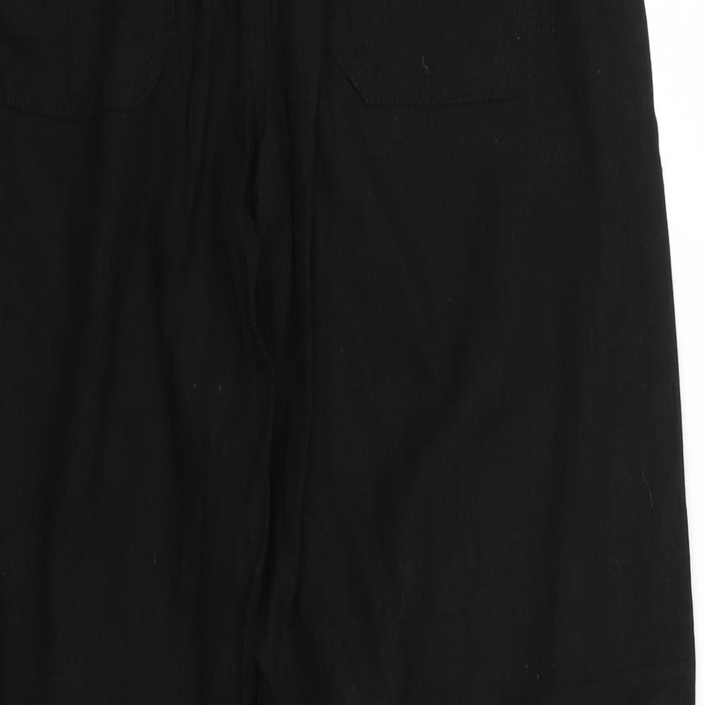 Preworn Womens Black   Trousers  Size 14 L27 in