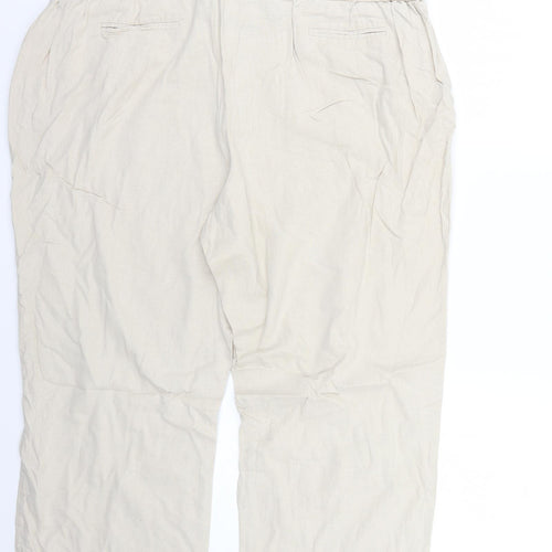 BM Womens Beige   Trousers  Size 20 L25 in