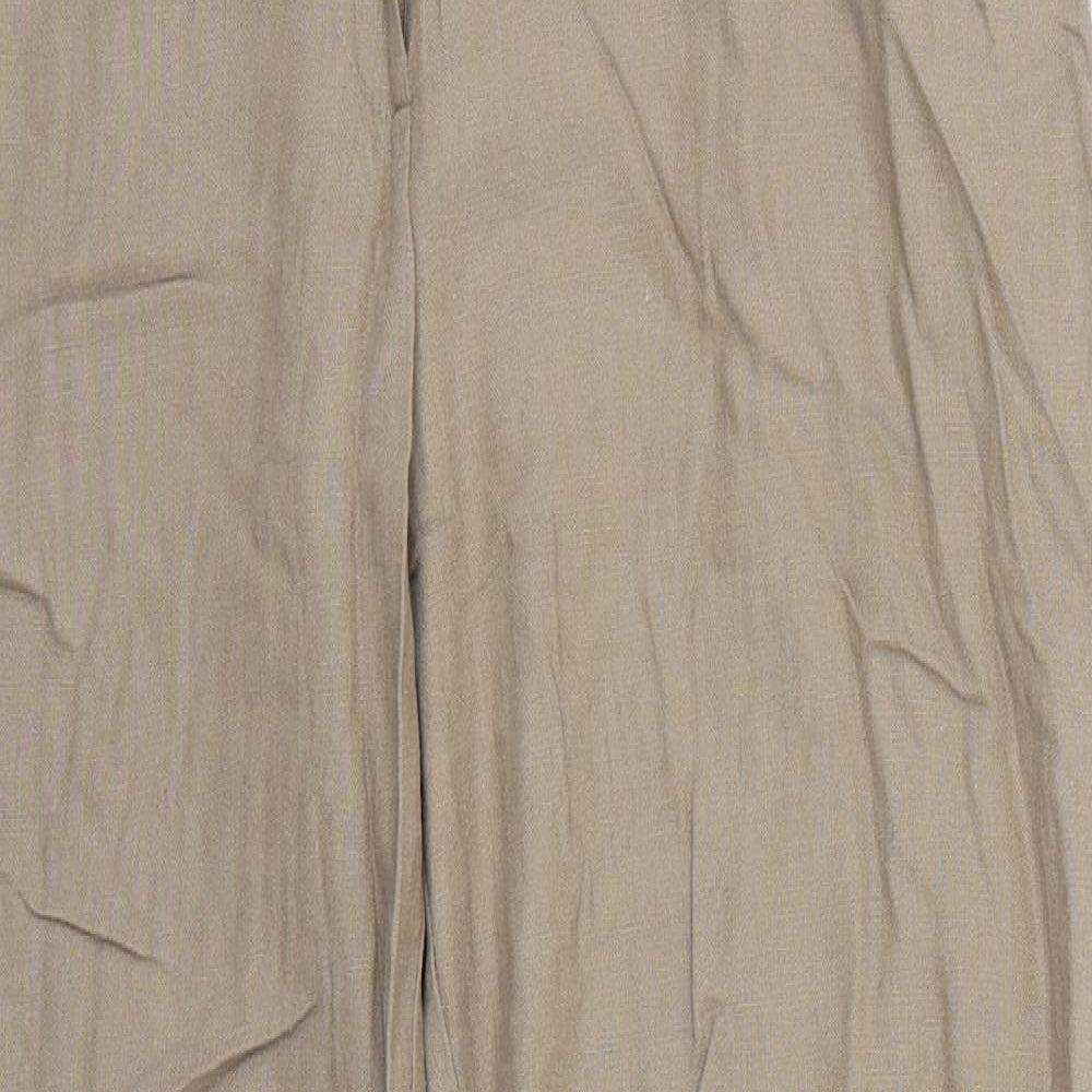 petite Womens Beige   Trousers  Size 16 L26 in