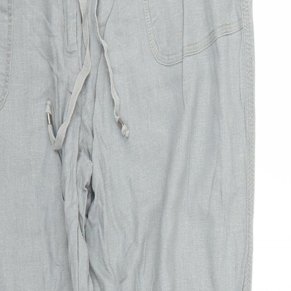 Papaya Womens Grey   Trousers  Size 12 L27 in