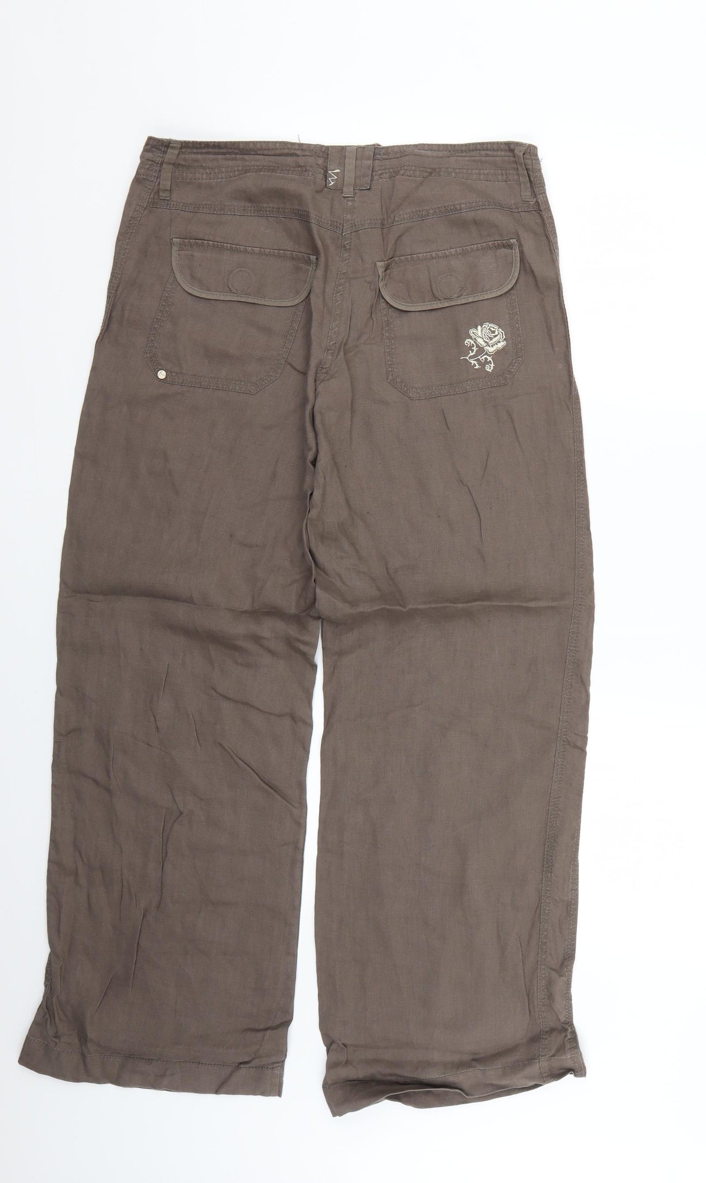 River Island Womens Brown   Trousers  Size 10 L26 in