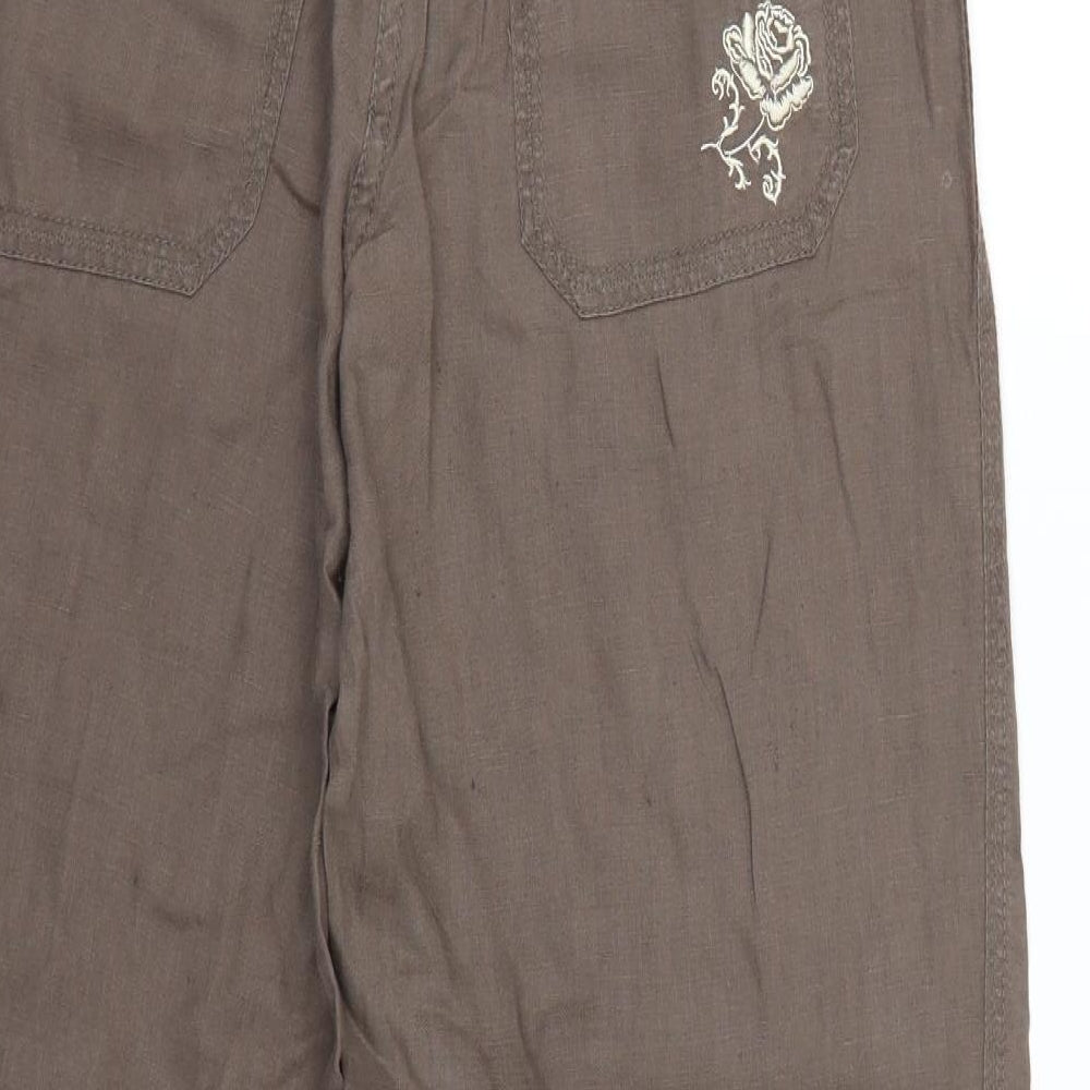 River Island Womens Brown   Trousers  Size 10 L26 in