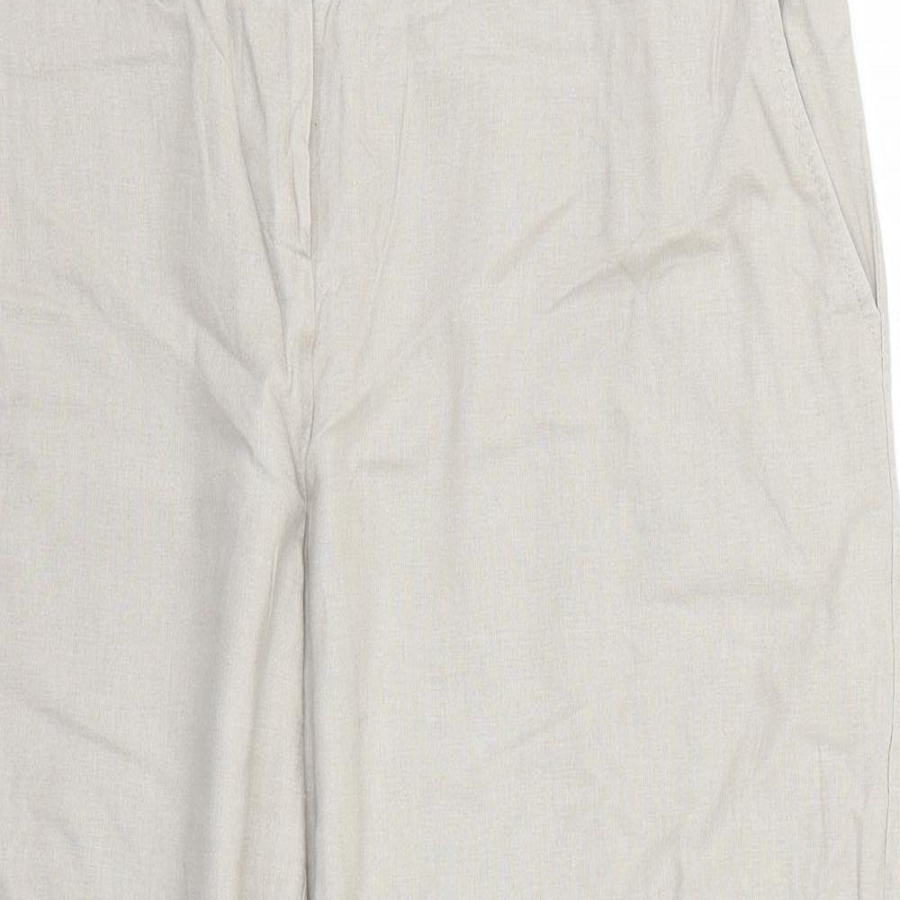 Dorothy Perkins Womens Beige   Trousers  Size 16 L24 in