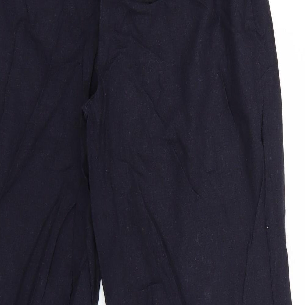 AMARANTO Womens Blue   Trousers  Size 8 L24 in