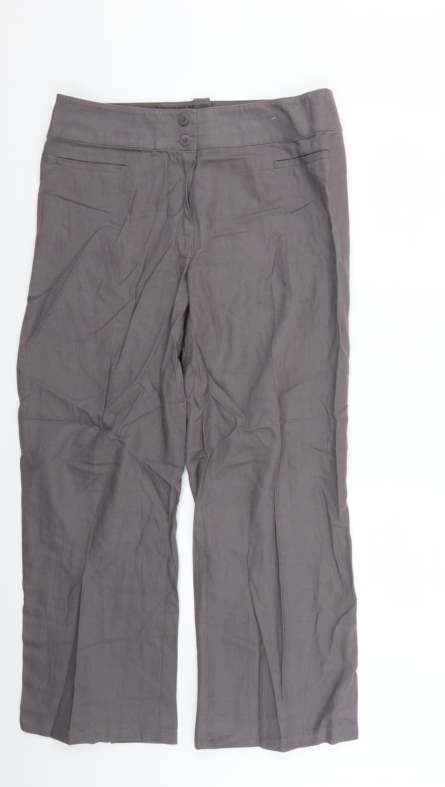Marks and Spencer Womens Brown   Trousers  Size 16 L26 in