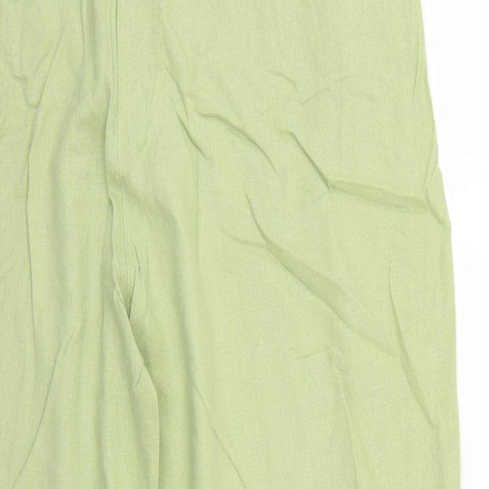 Preworn Womens Green   Trousers  Size 16 L27 in