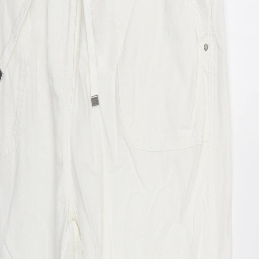 George Womens White   Trousers  Size 16 L23 in