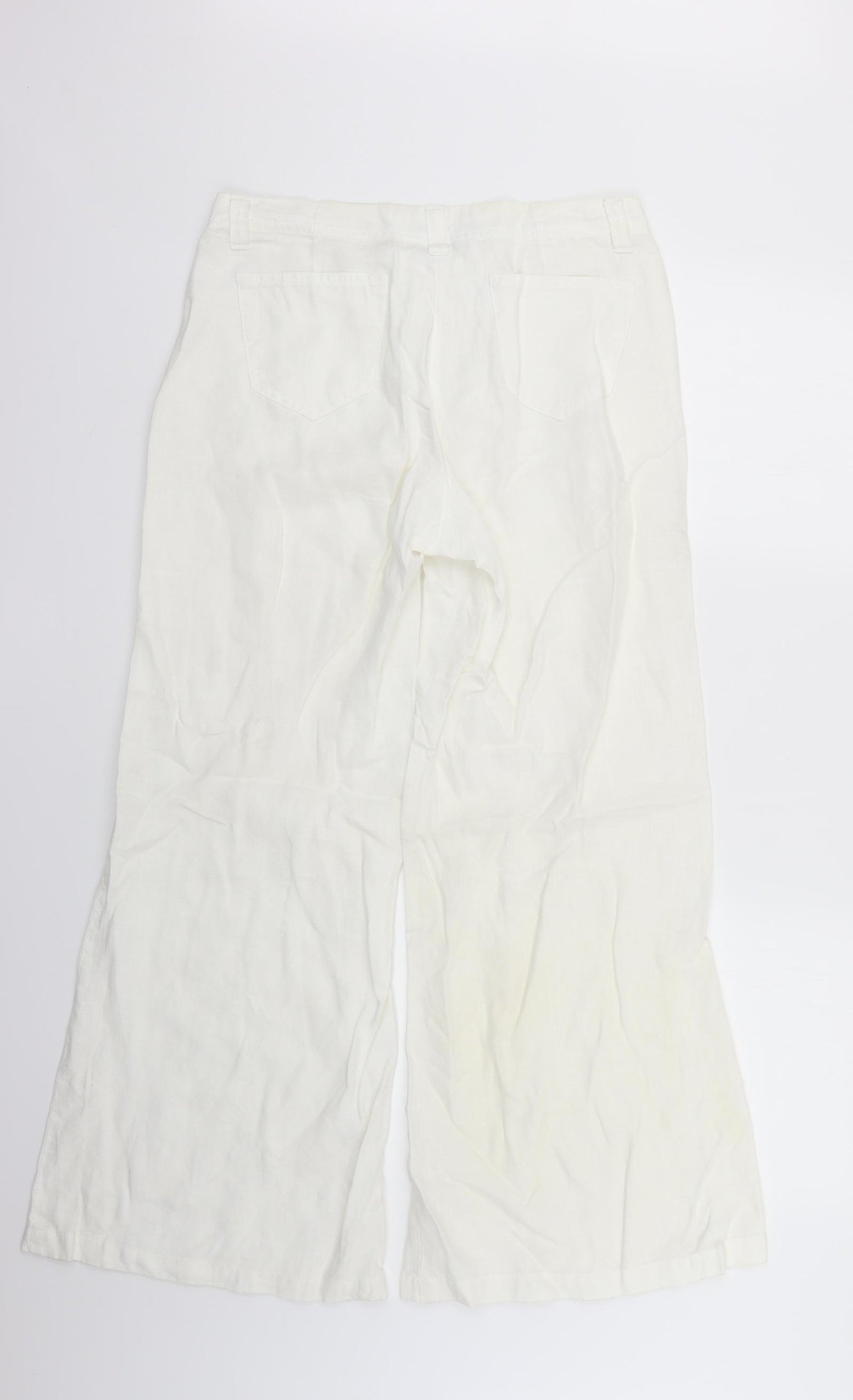 sasperilla Womens White   Trousers  Size 10 L26 in