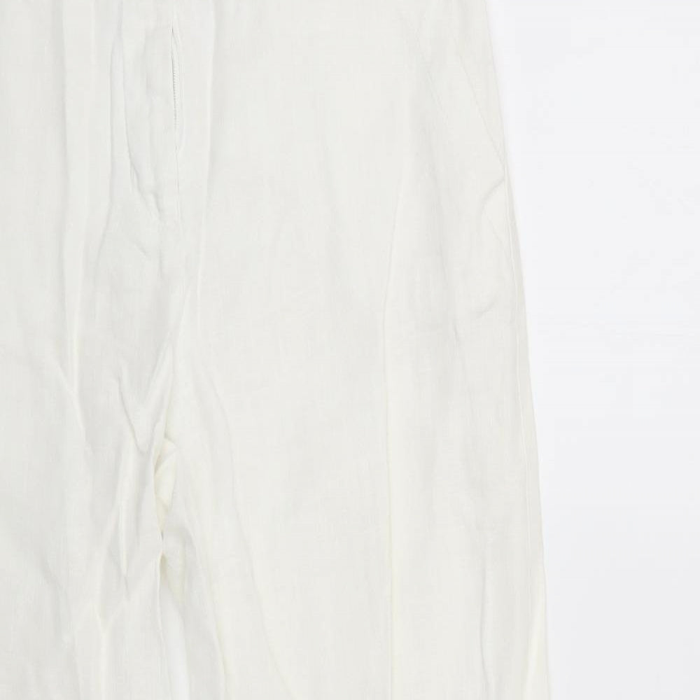 sasperilla Womens White   Trousers  Size 10 L26 in