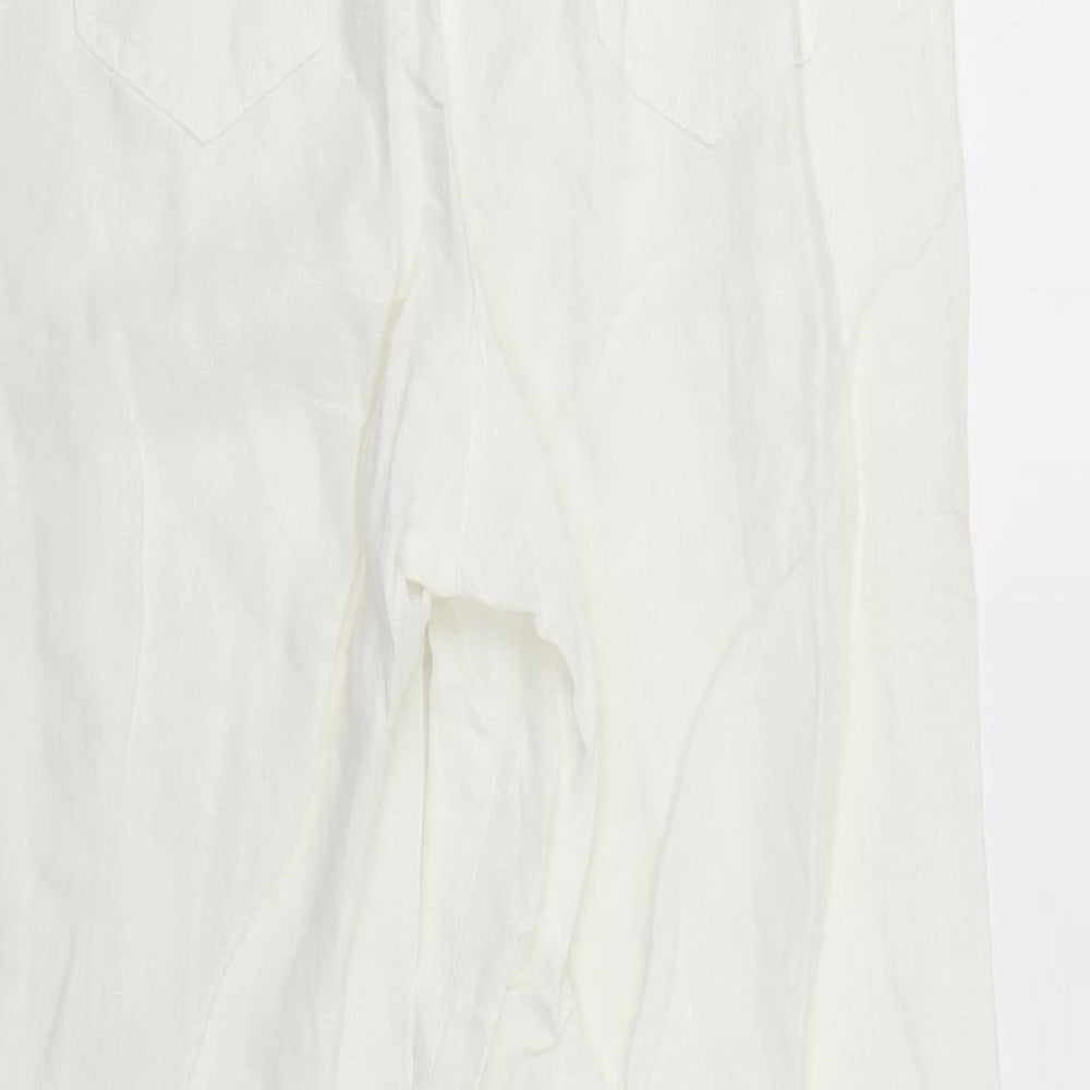 sasperilla Womens White   Trousers  Size 10 L26 in