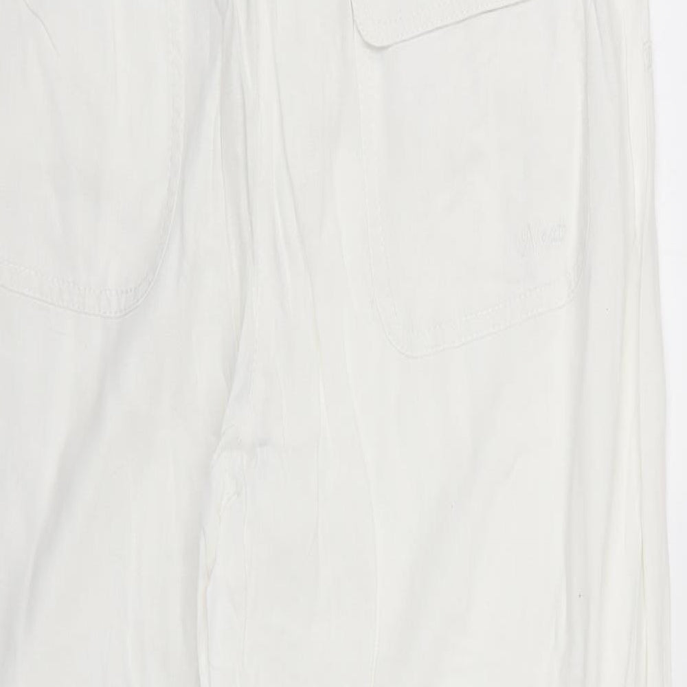 NEXT Womens White    Trousers Size 14 L29 in