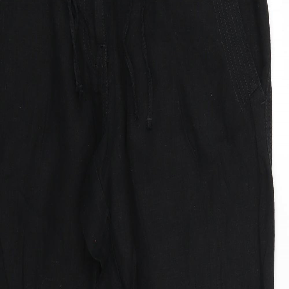NEXT Womens Black   Trousers  Size 12 L24 in