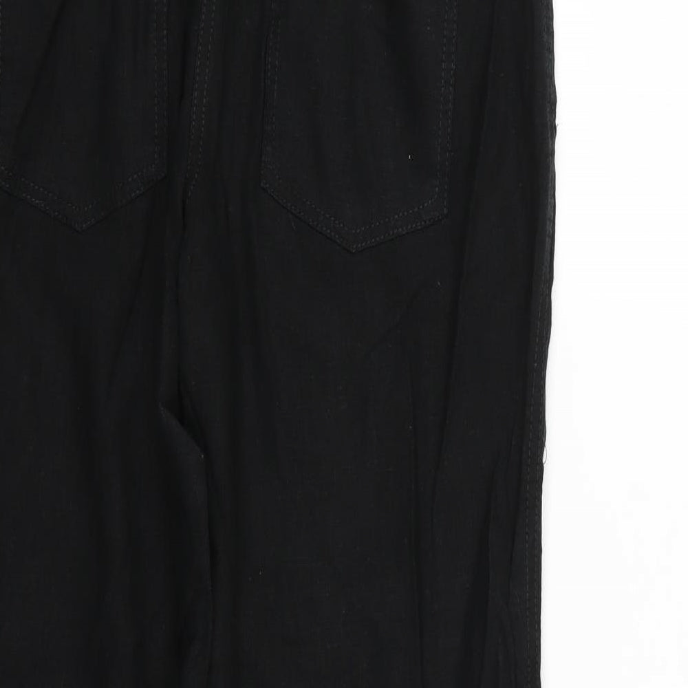 NEXT Womens Black   Trousers  Size 12 L24 in
