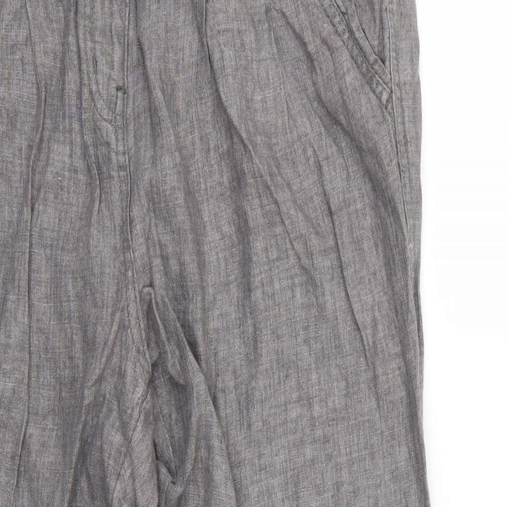 George Womens Grey   Trousers  Size 14 L25 in