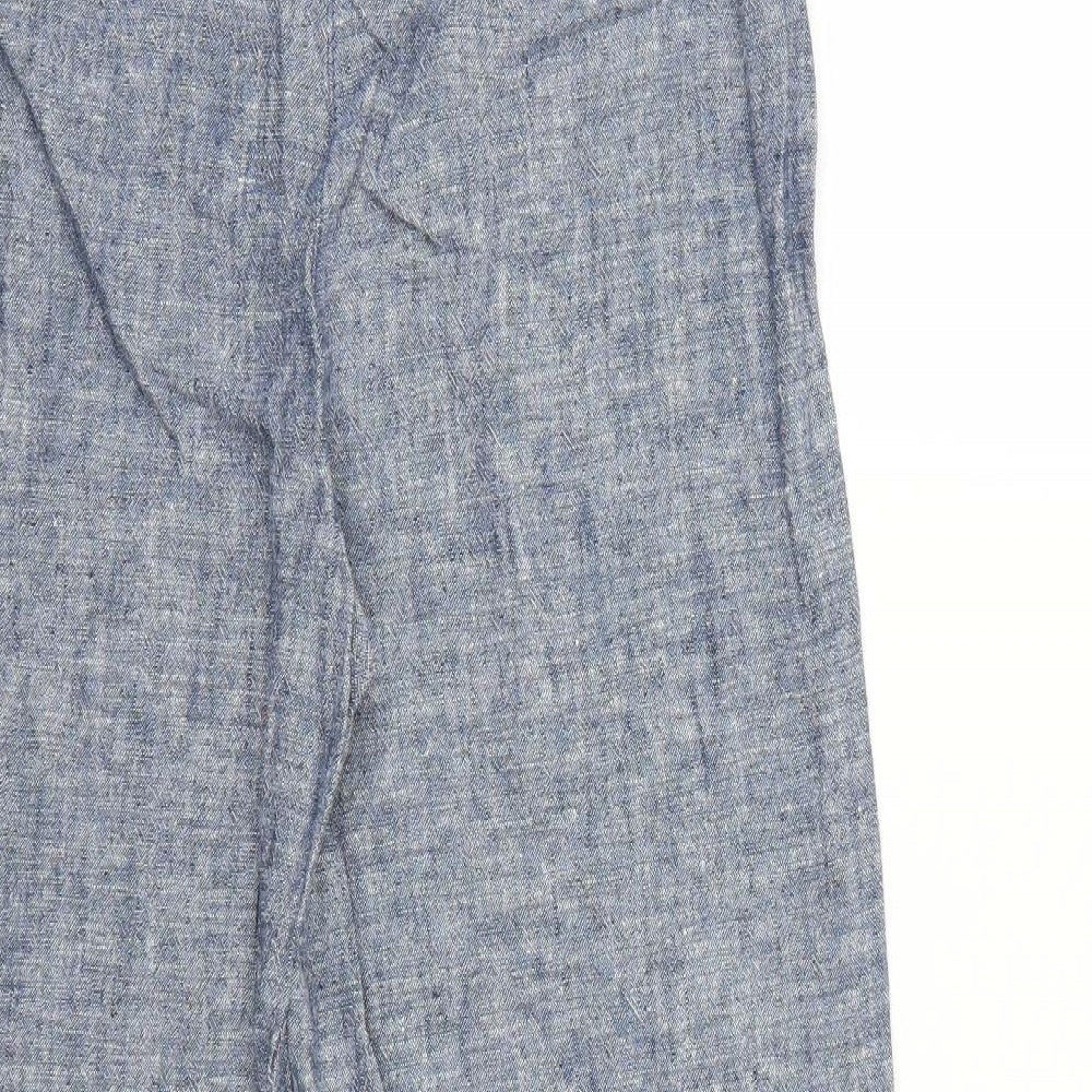 Papaya Womens Blue   Trousers  Size 10 L26 in
