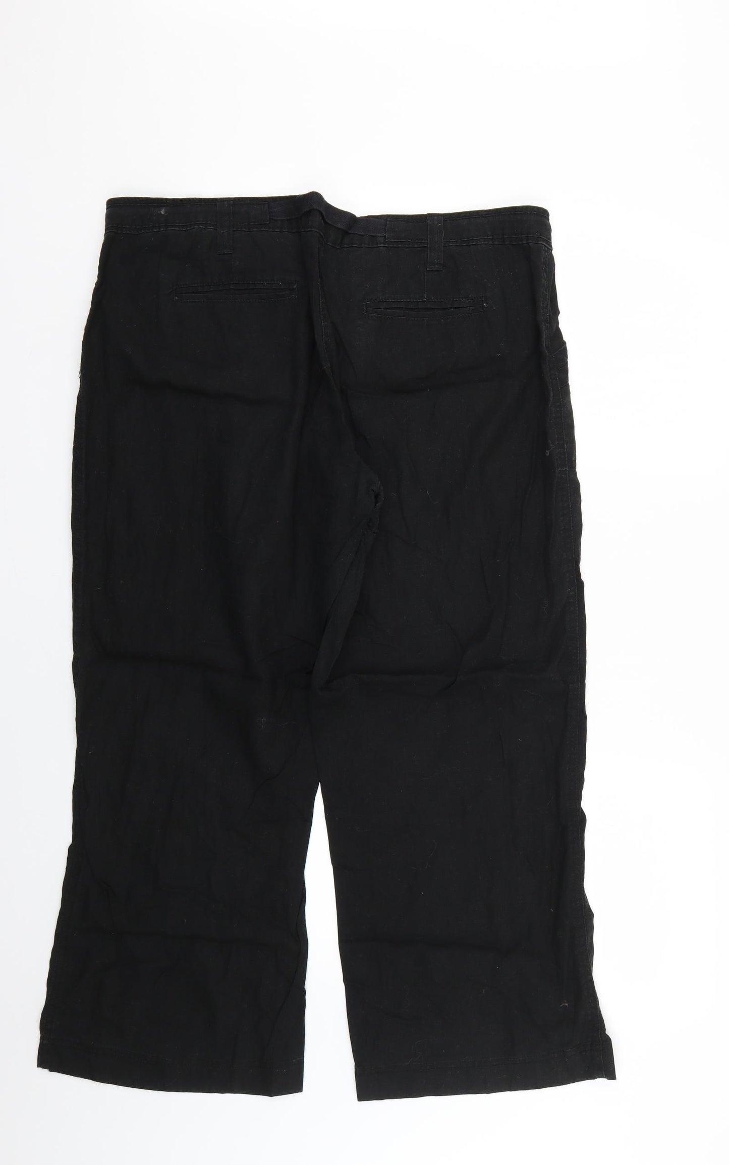 George Womens Black   Trousers  Size 18 L26 in