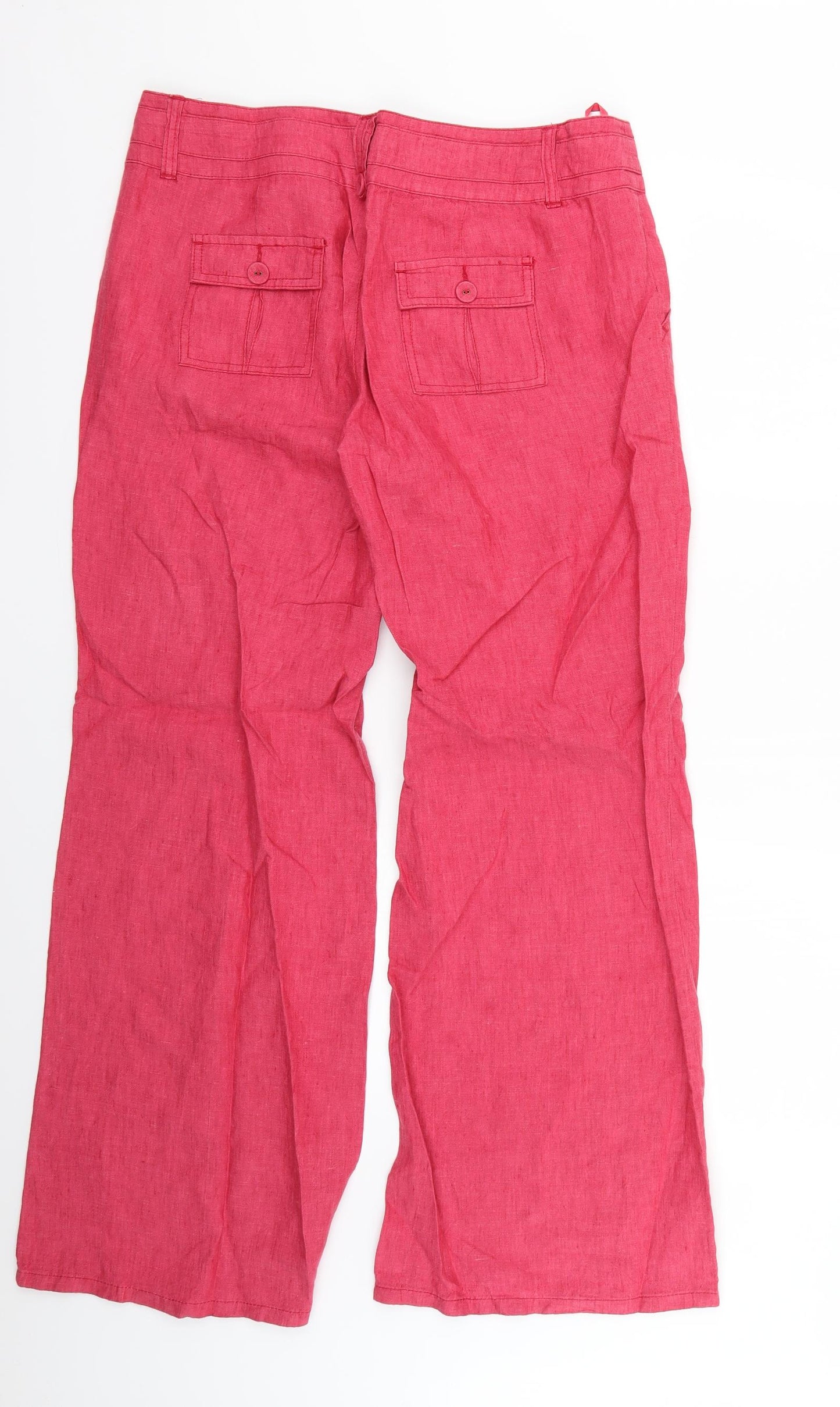 Principles Womens Pink   Trousers  Size 14 L29 in