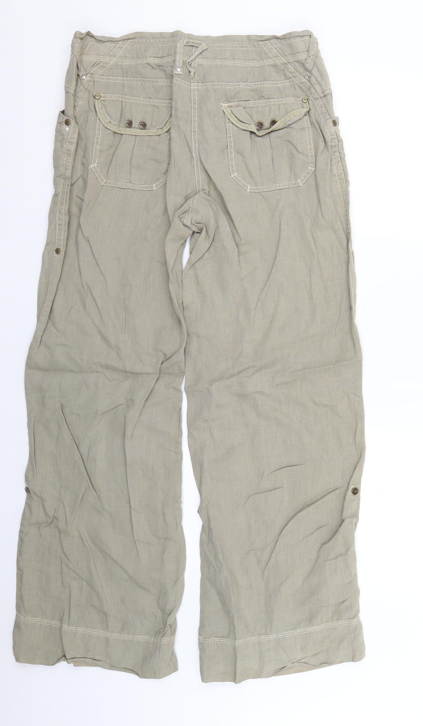 NEXT Womens Green   Trousers  Size 12 L28 in