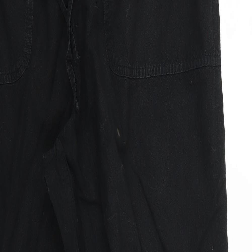 Bonmarché Womens Black   Trousers  Size M L28 in