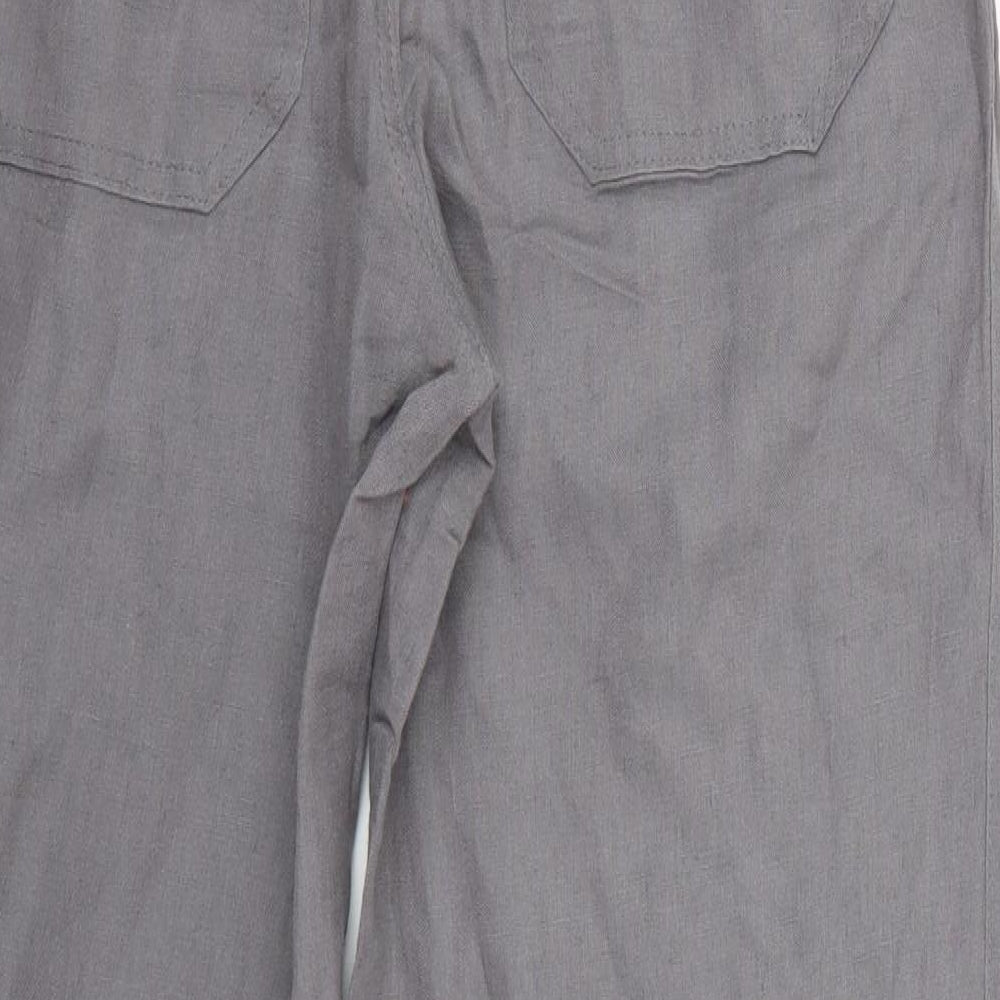South Womens Grey   Trousers  Size 10 L27 in