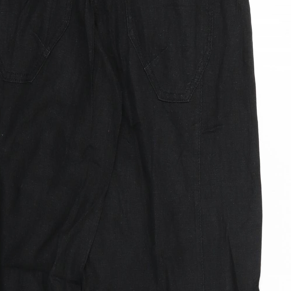 NEXT Womens Black   Trousers  Size 10 L26 in