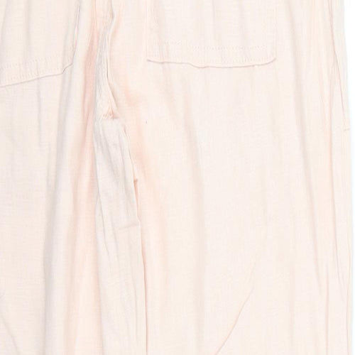 Marks and Spencer Womens Pink   Trousers  Size 12 L27 in