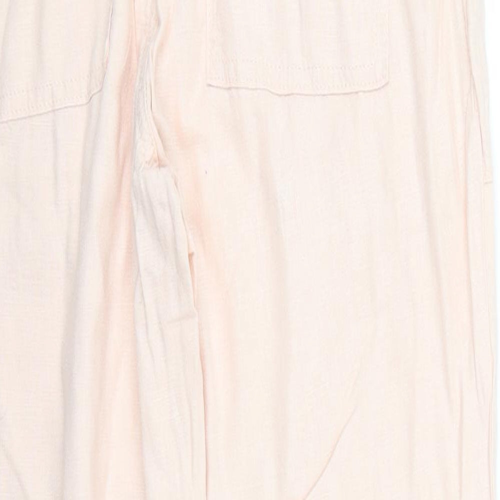 Marks and Spencer Womens Pink   Trousers  Size 12 L27 in