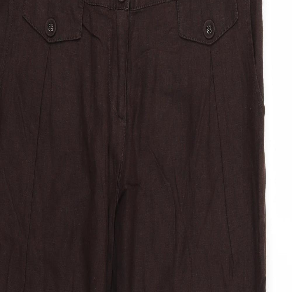 NEXT Womens Brown   Trousers  Size 14 L26 in