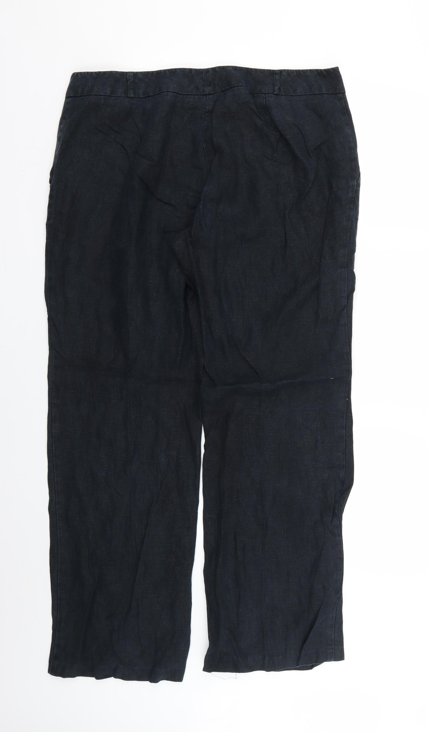 Marks and Spencer Womens Blue   Trousers  Size 16 L28 in