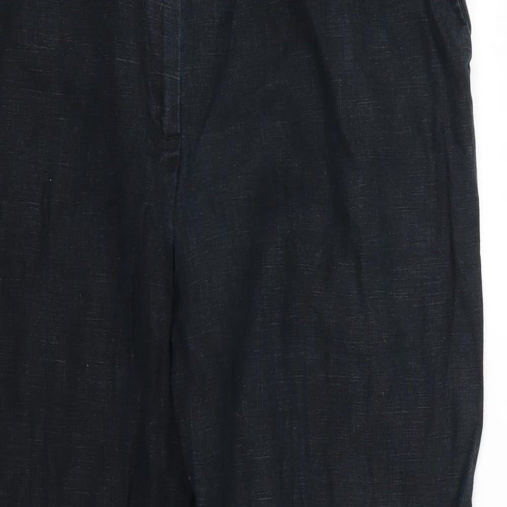 Marks and Spencer Womens Blue   Trousers  Size 16 L28 in