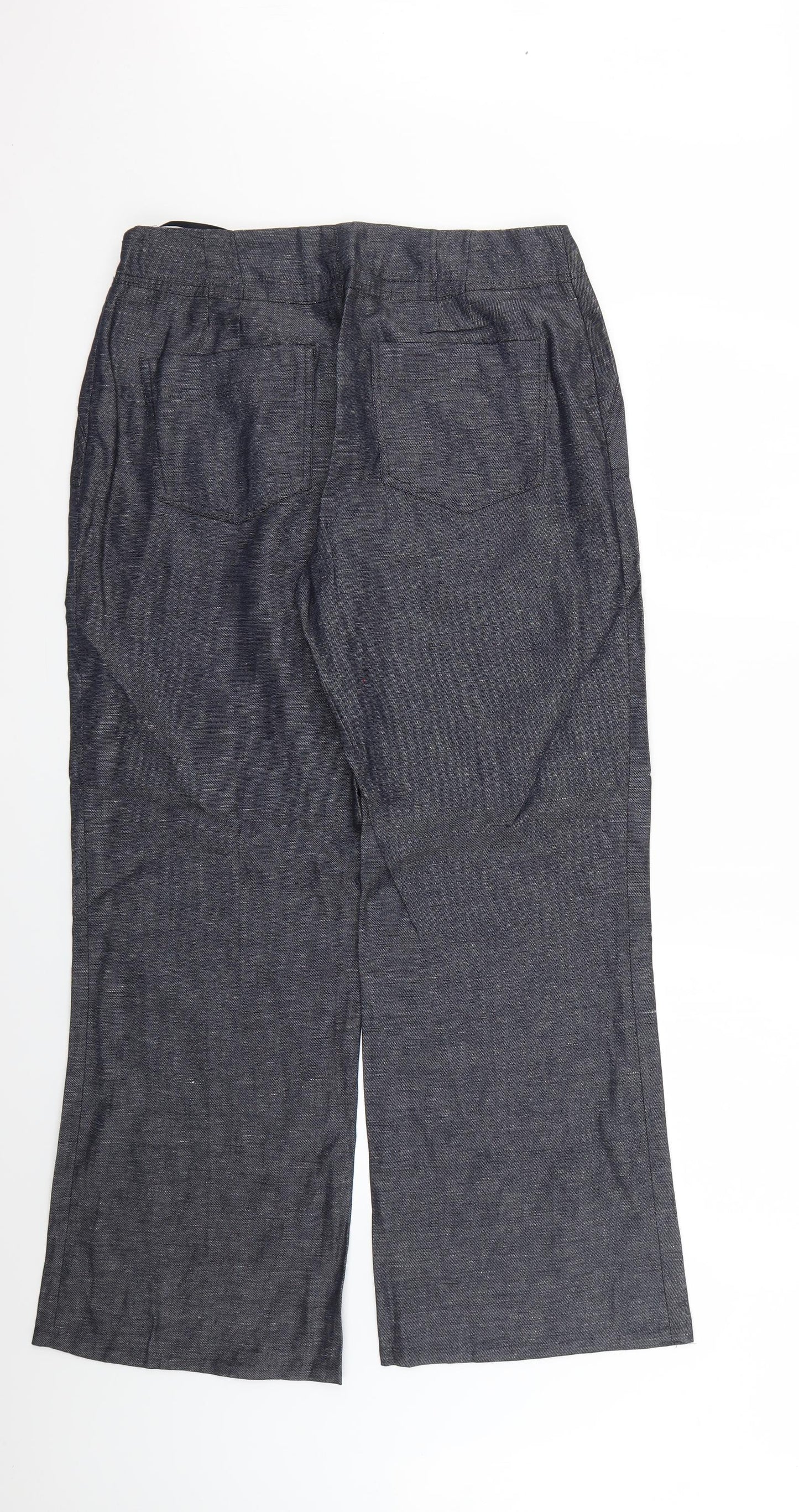 Laura Ashley Womens Blue   Trousers  Size 12 L27 in