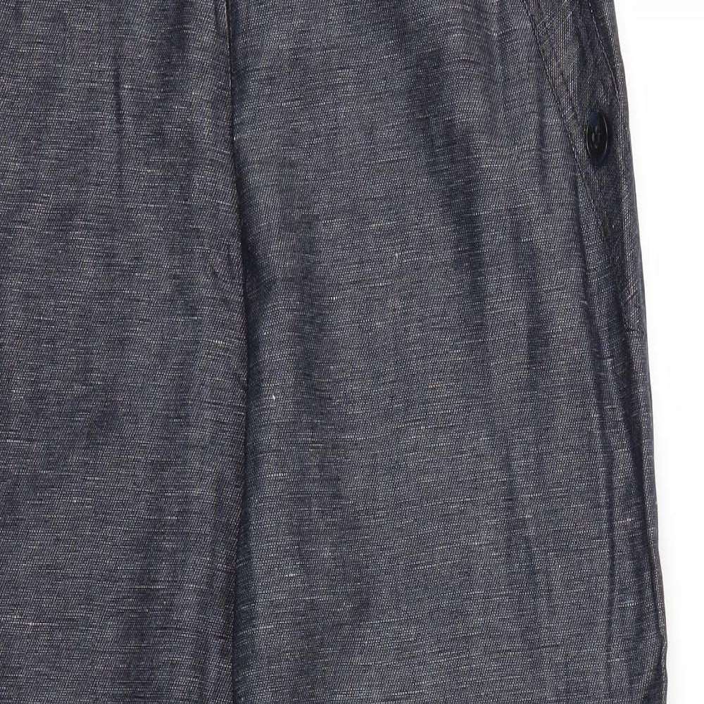 Laura Ashley Womens Blue   Trousers  Size 12 L27 in