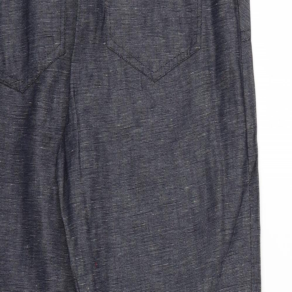 Laura Ashley Womens Blue   Trousers  Size 12 L27 in