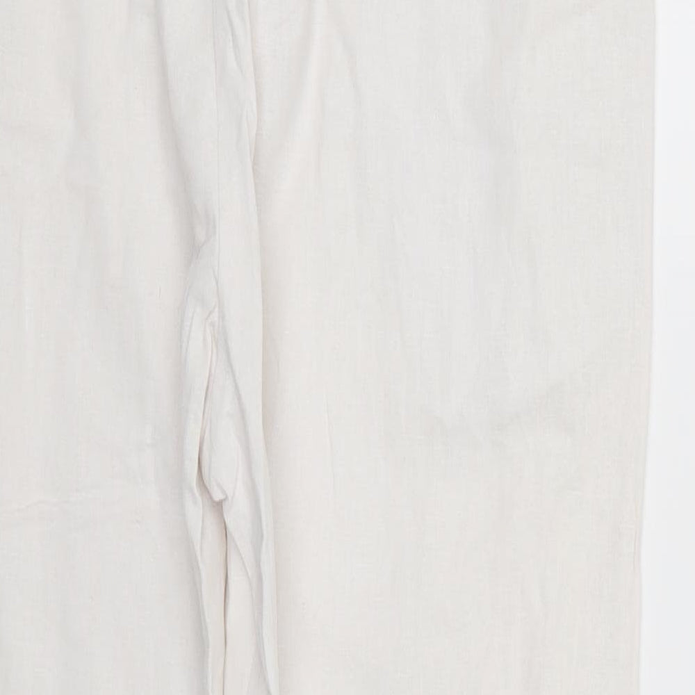 Saloos Womens White   Trousers  Size 16 L26 in