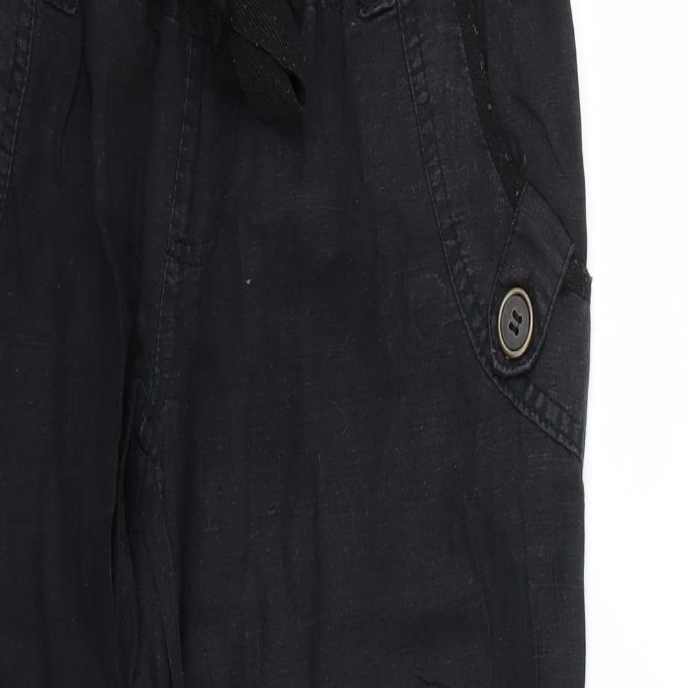 evie Womens Black   Trousers  Size 10 L27 in