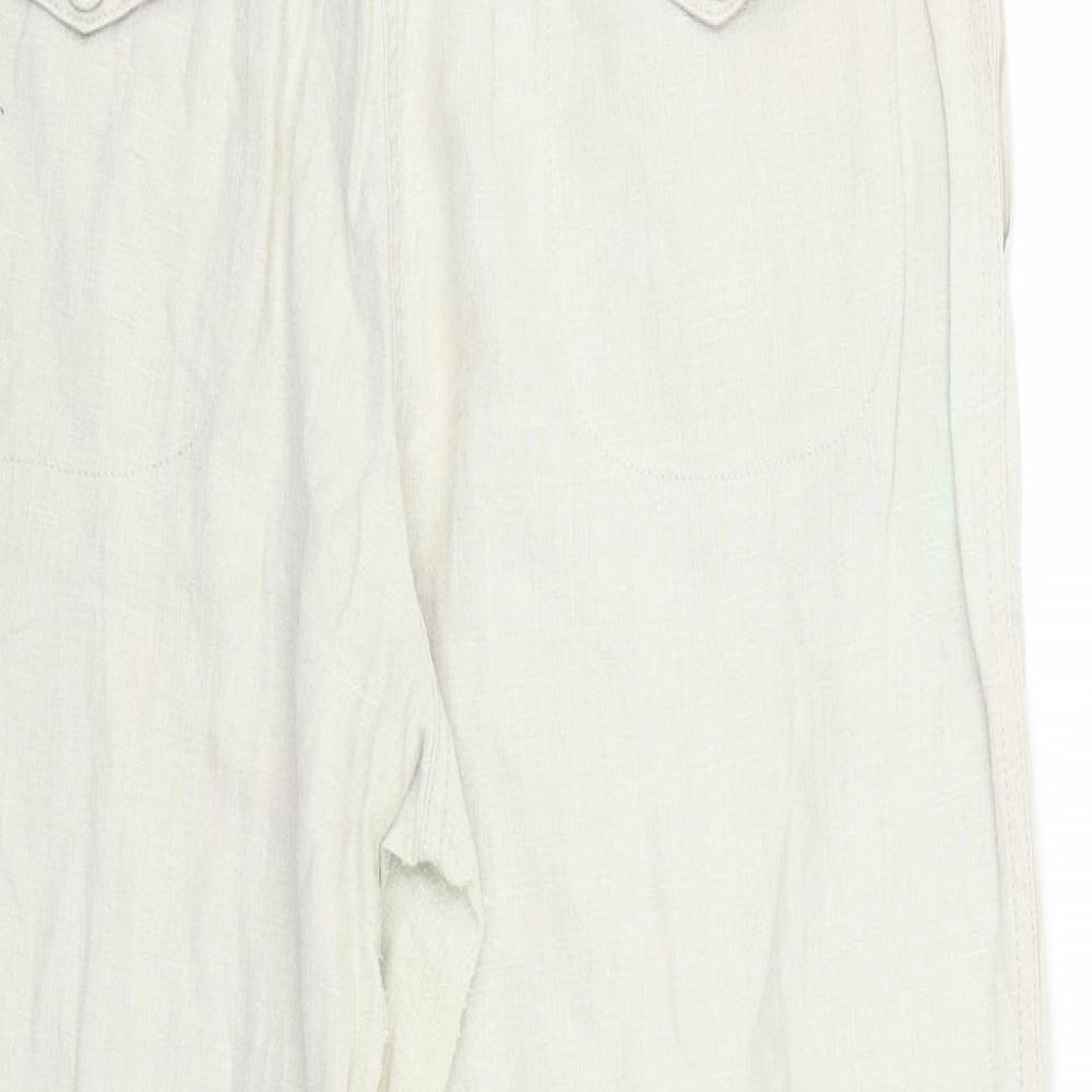 George Womens Beige   Trousers  Size 14 L25 in