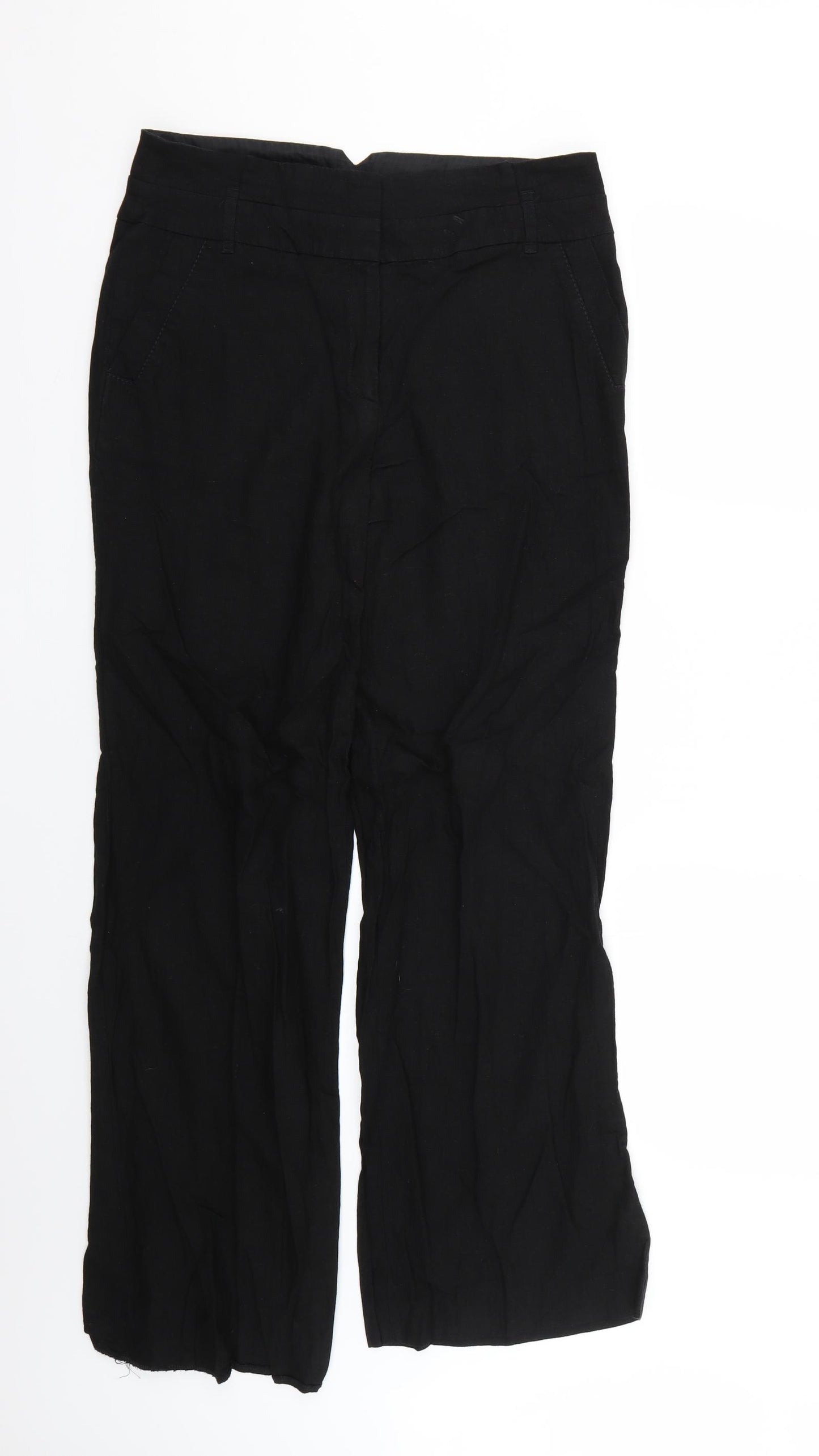 Principles Womens Black   Trousers  Size 12 L28 in