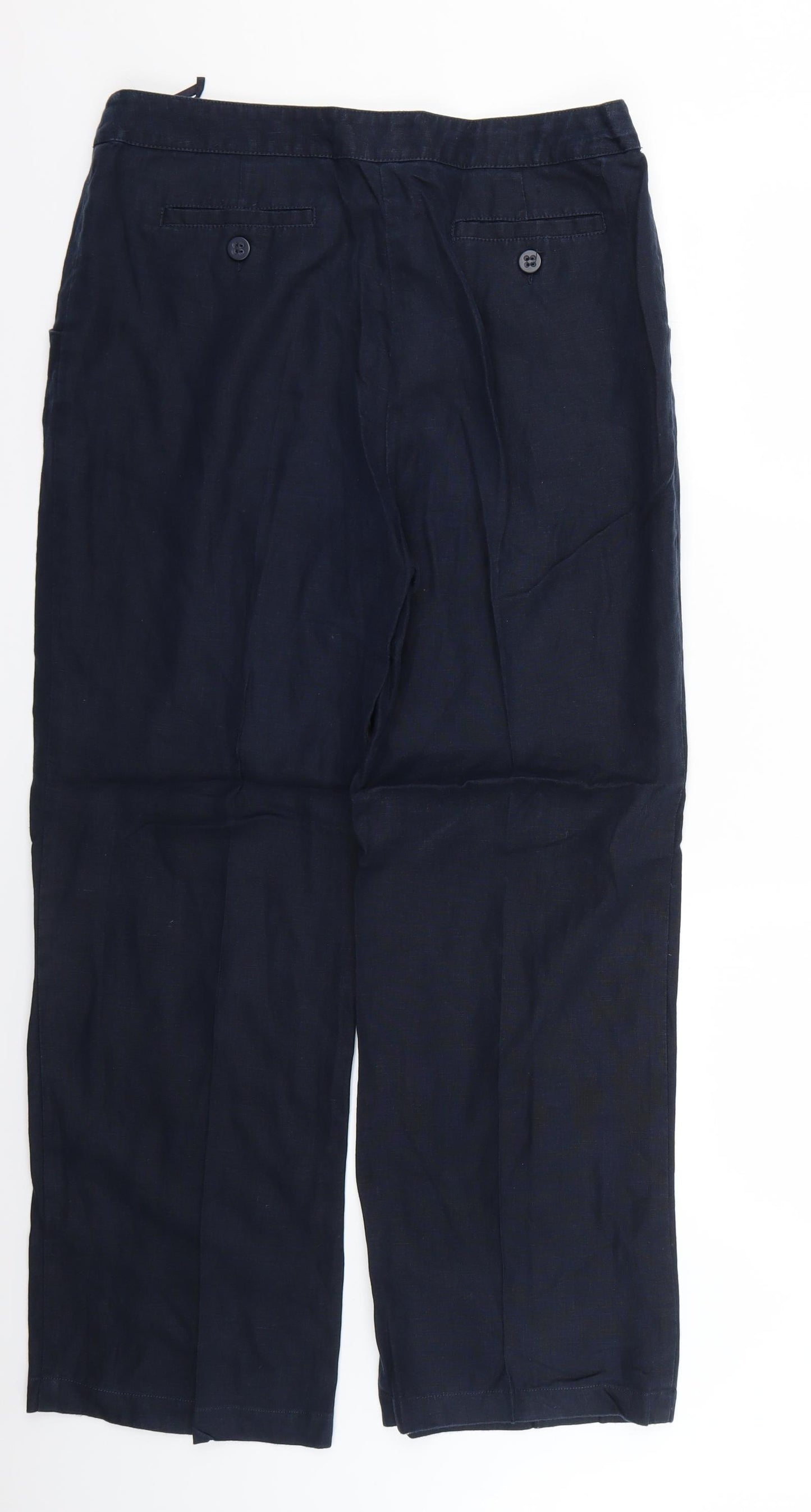 cc Womens Blue   Trousers  Size 14 L28 in