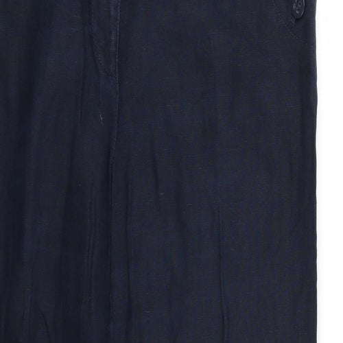 cc Womens Blue   Trousers  Size 14 L28 in
