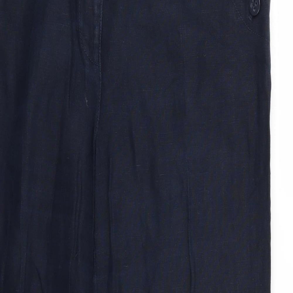 cc Womens Blue   Trousers  Size 14 L28 in