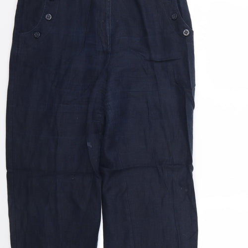cc Womens Blue   Trousers  Size 14 L28 in