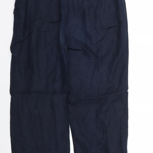 cc Womens Blue   Trousers  Size 14 L28 in