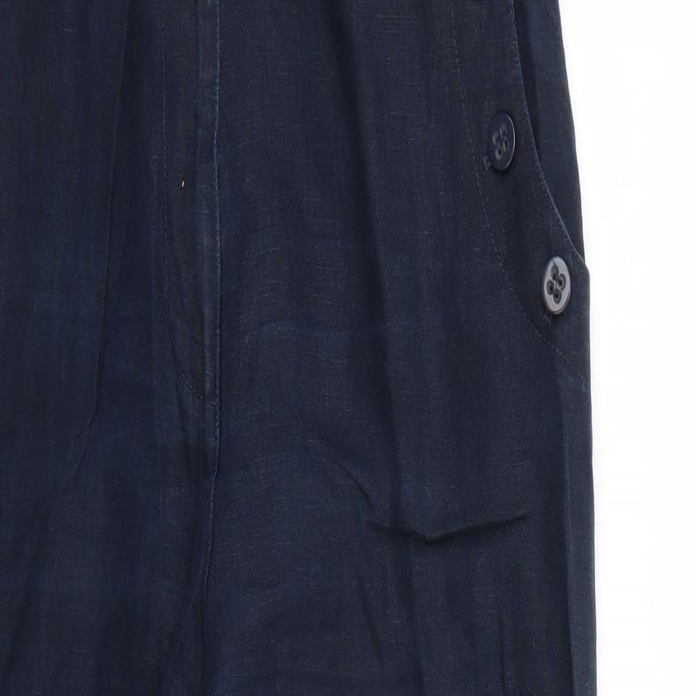 cc Womens Blue   Trousers  Size 14 L28 in