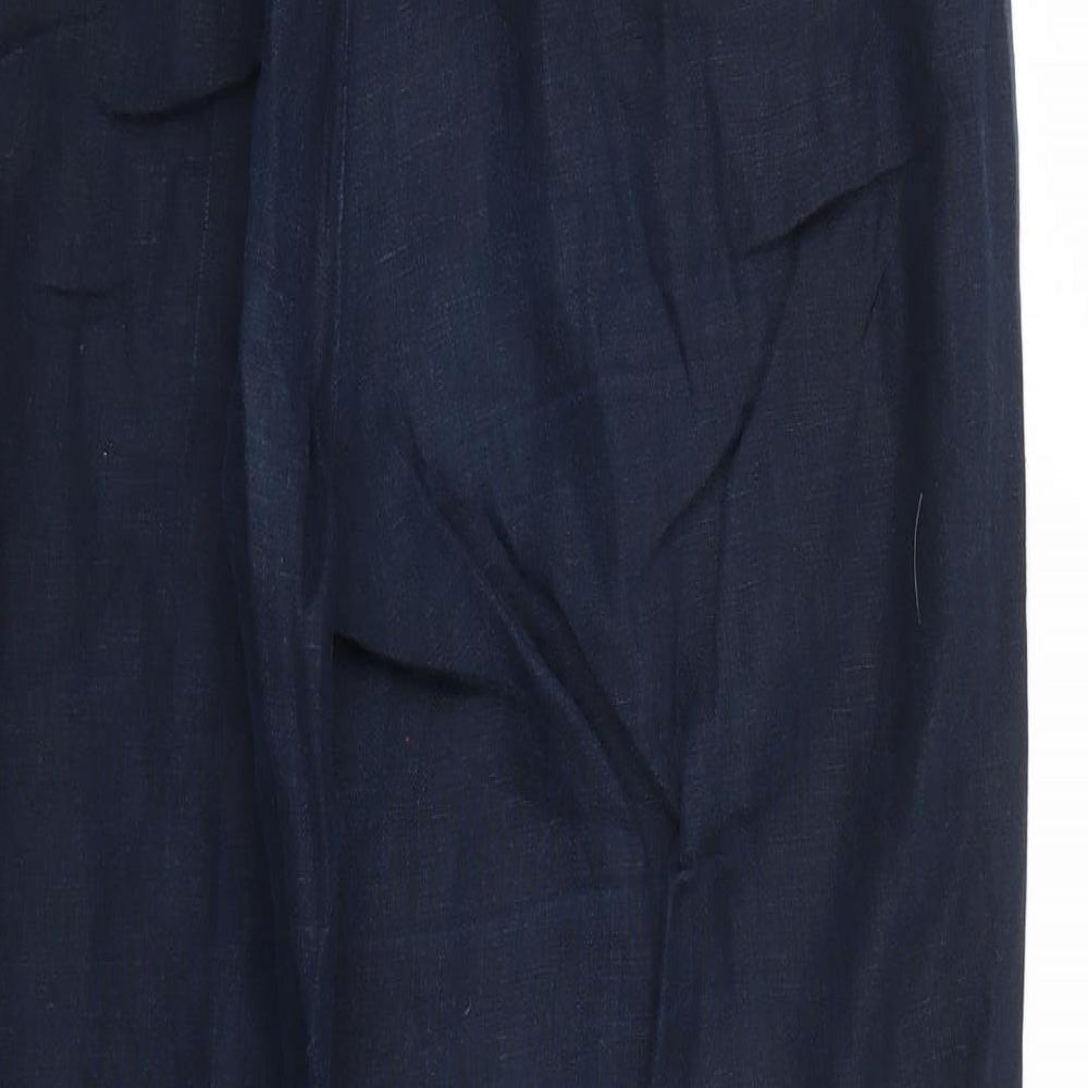 cc Womens Blue   Trousers  Size 14 L28 in