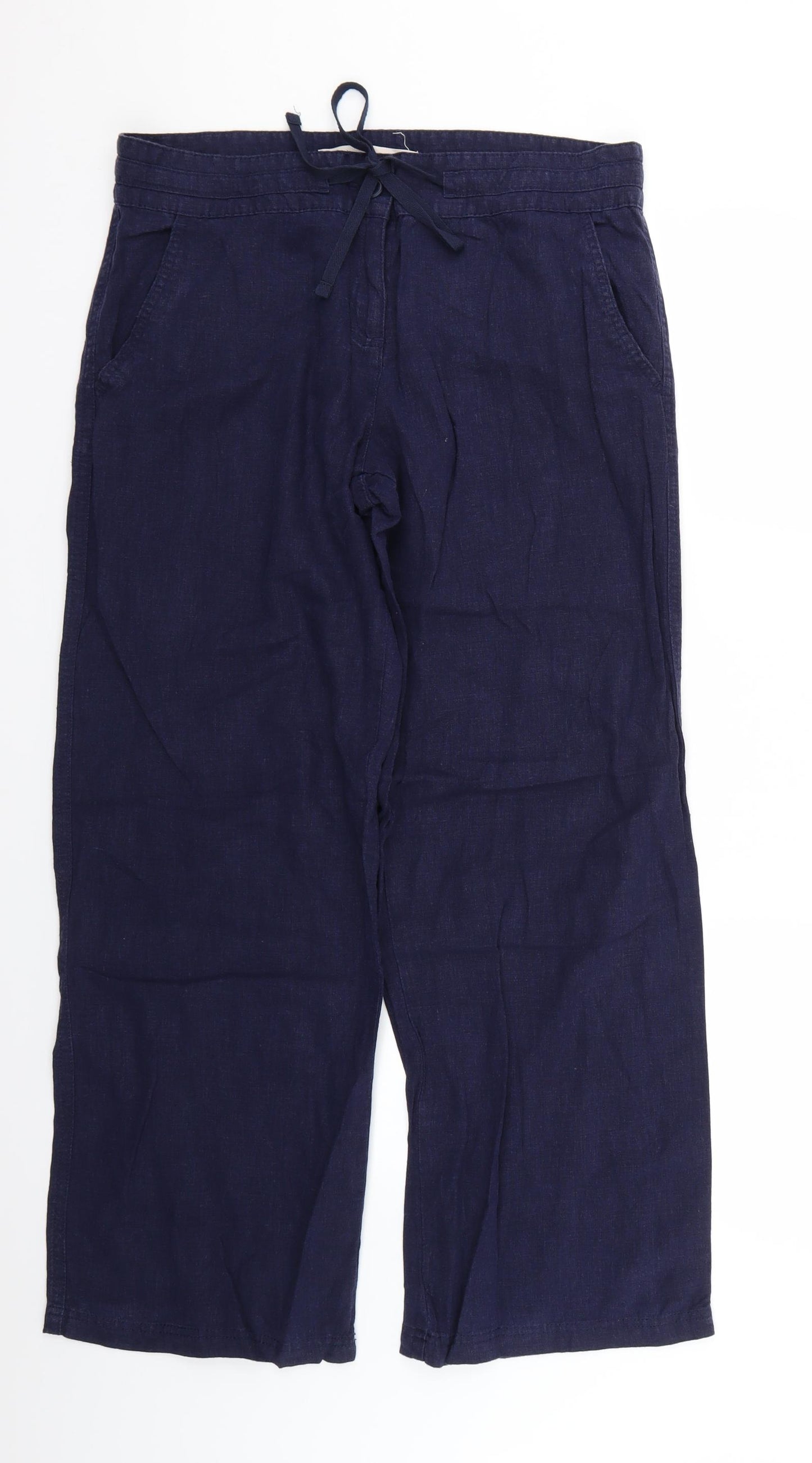 NEXT Womens Blue   Trousers  Size 14 L27 in